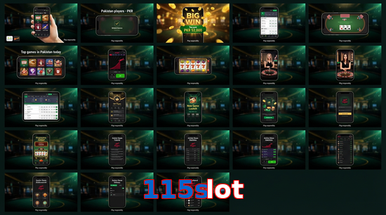 Main screen of 115Slot bet page for PK players