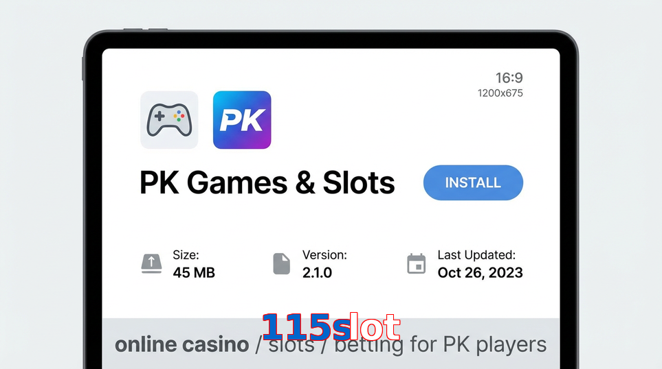 Game list for 115Slot gameapk section
