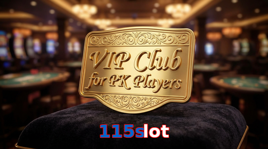 Main screen of 115Slot vip page for PK players